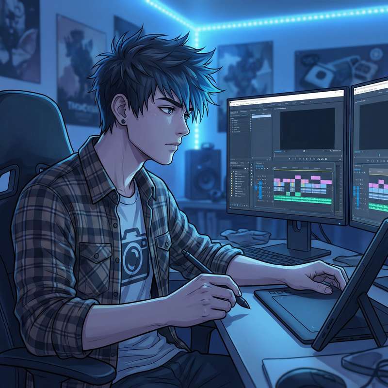 户外露出视频剪辑师陈浩然